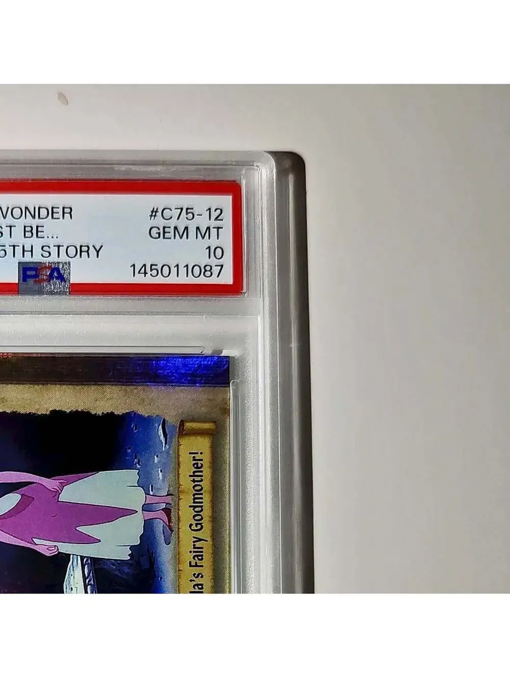 Why she must be… Cinderella's Fairy Godmother! 2025 Topps Disney #C75-12 PSA 10